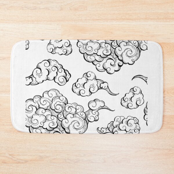Item preview, Japanese wind clouds pattern  designed and sold by AlvarezTimothy.