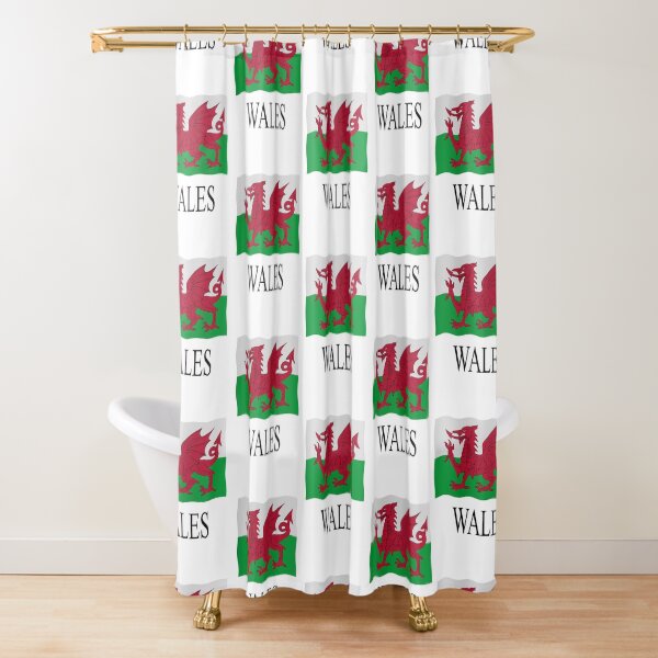 Christmas Flag popular Shower Curtain