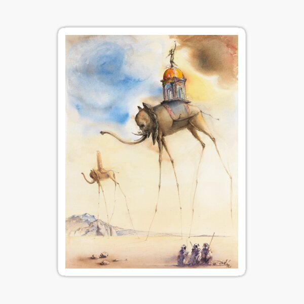 Item preview, Elephant Spatiaux (1965) by Salvador Dali designed and sold by Antiquated Art.