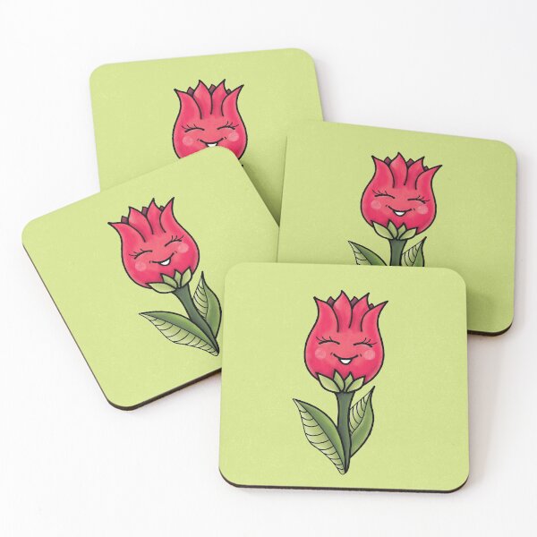 Item preview, Cute Spring Flower Cartoon Character designed and sold by Boriana Giormova.