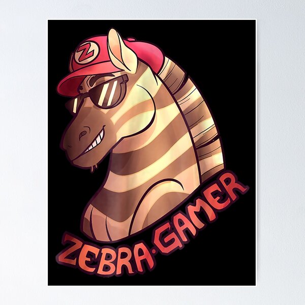 Item preview, Zebra Gamer - Official Zebra Gamer designed and sold by amreenshanley.