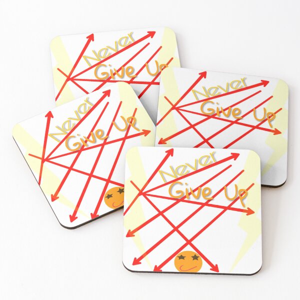 Item preview, Never give up  designed and sold by 59SHOP24.