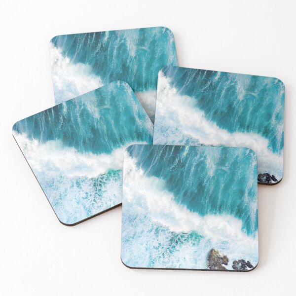 Item preview, Aerial View Ocean Waves designed and sold by SurfolioPrints.