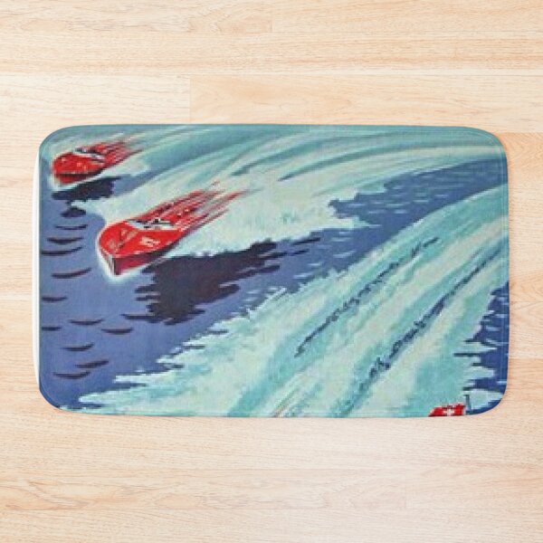 Item preview, Vintage Champion Boat Racing Poster designed and sold by bohokitty.
