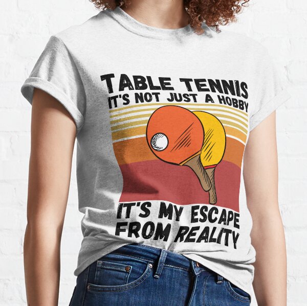 Butterfly Table Tennis T-Shirts for Sale | Redbubble