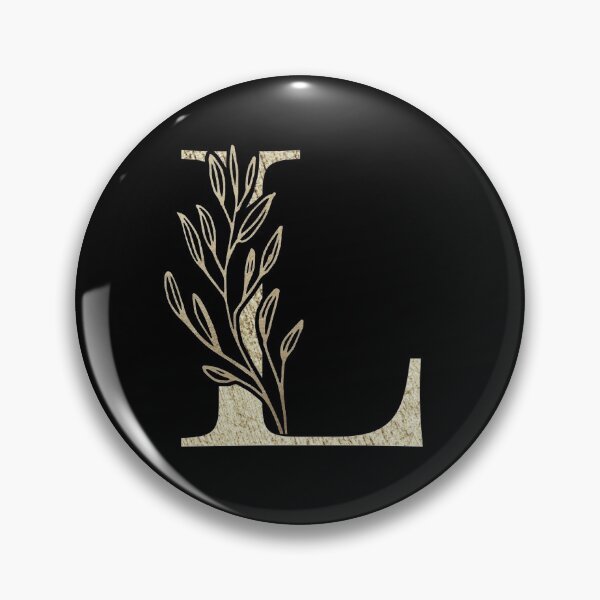 Item preview, L Letter Gold designed and sold by HintofNature.