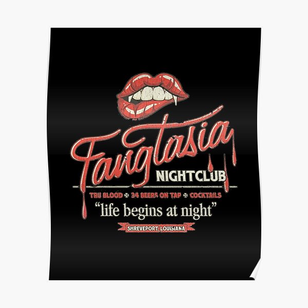 Fangtasia Nightclub Vintage Poster