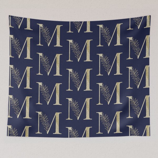 Item preview, M Golden Letter designed and sold by HintofNature.