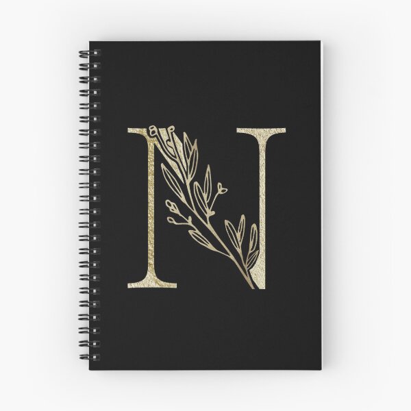 Item preview, N Golden Letter designed and sold by HintofNature.