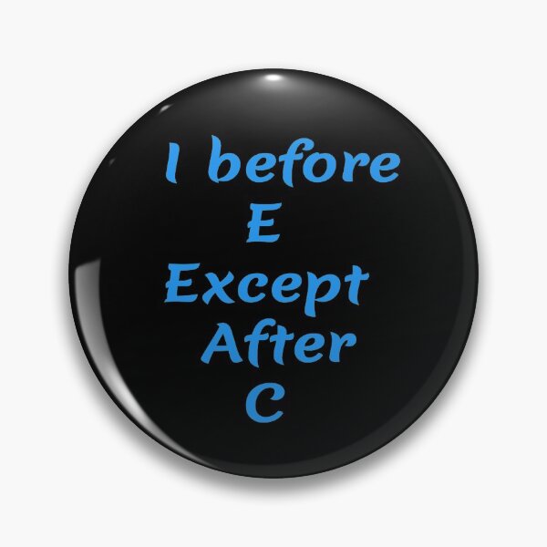 Item preview, I Before E except After C designed and sold by Nurul Hoda.
