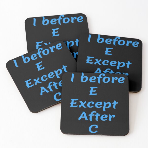Item preview, I Before E except After C designed and sold by Nurul Hoda.