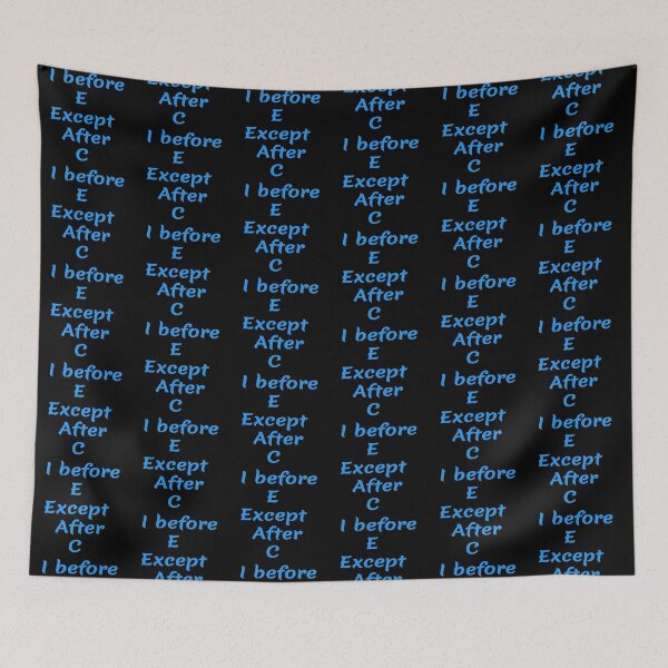 Item preview, I Before E except After C designed and sold by Nurul Hoda.