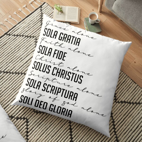 5 Solas | Five Solas Floor Pillow