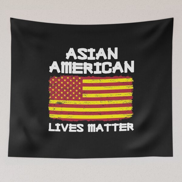 Item preview, Proud Asian American Lives Matter US American Flag Stop AAPI hate designed and sold by alenaz.