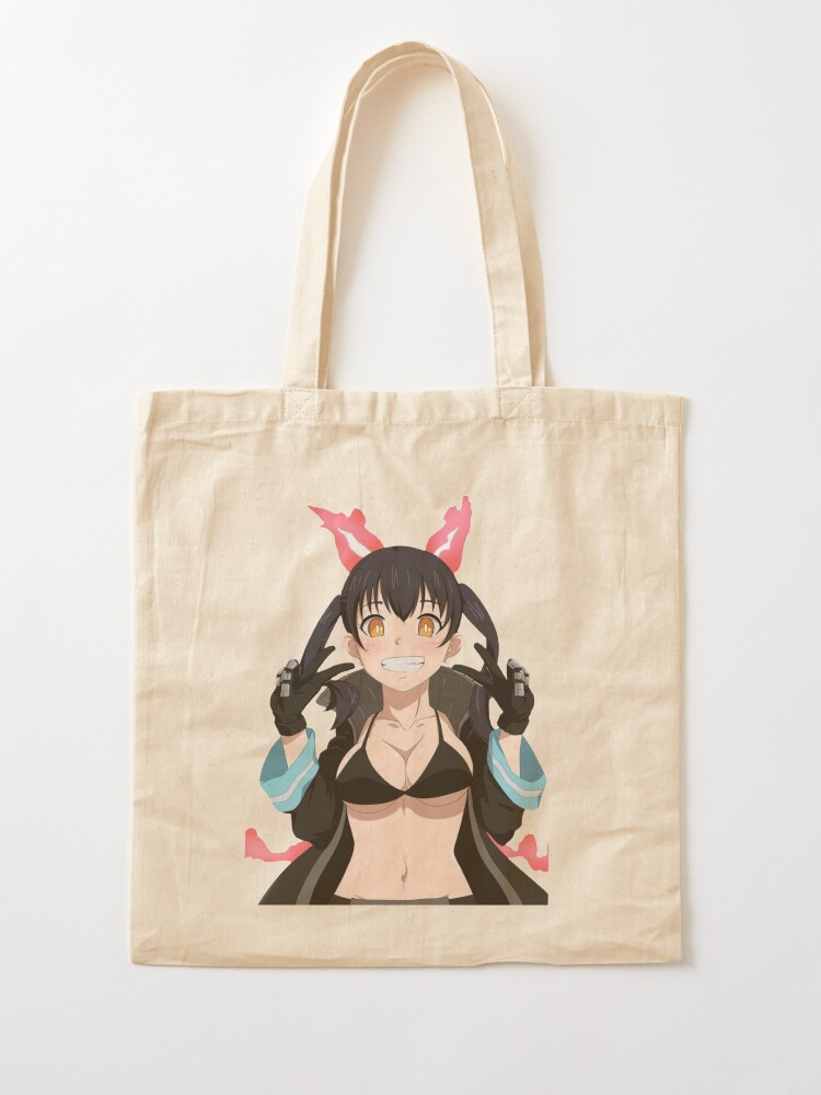 Ups fuzzy træfning Fire Force - Tamaki Peace Sign Peeker" Tote Bag for Sale by HaremuGacha |  Redbubble