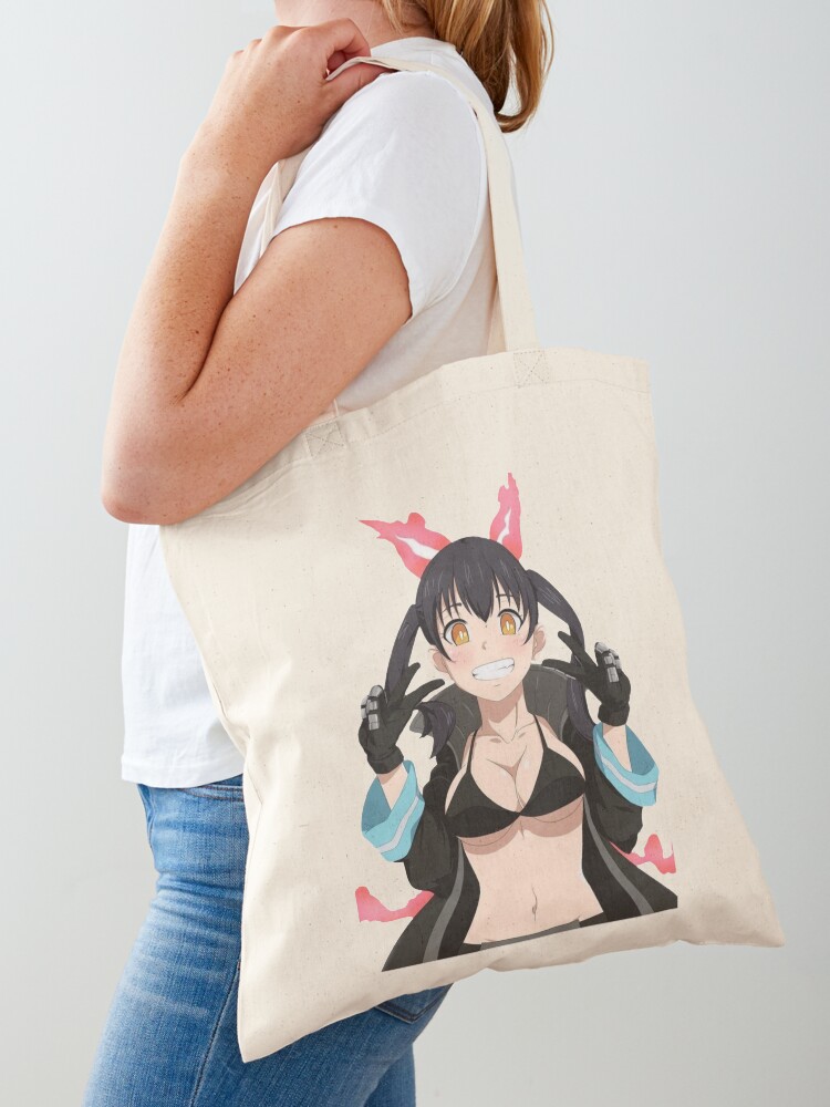 Ups fuzzy træfning Fire Force - Tamaki Peace Sign Peeker" Tote Bag for Sale by HaremuGacha |  Redbubble