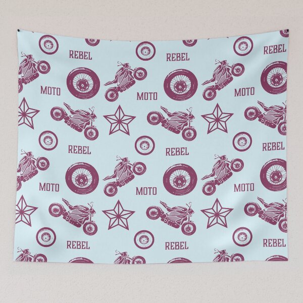Item preview, moto rider motorcycles rebel vintage bike racer  designed and sold by Half Mess.