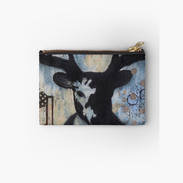 Item preview, Stag Head Modern Art Painting designed and sold by Karlena Lewin Studio.