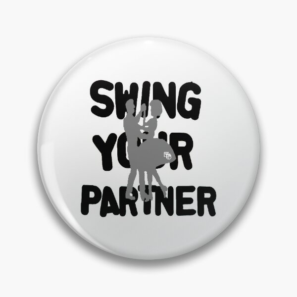 Item preview, Swing Your Partner BLK designed and sold by Square Dancing Gifts & Merchandise.
