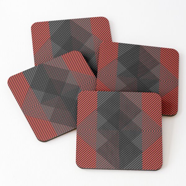 Item preview, Red and Black Linear Pattern designed and sold by ckylin.