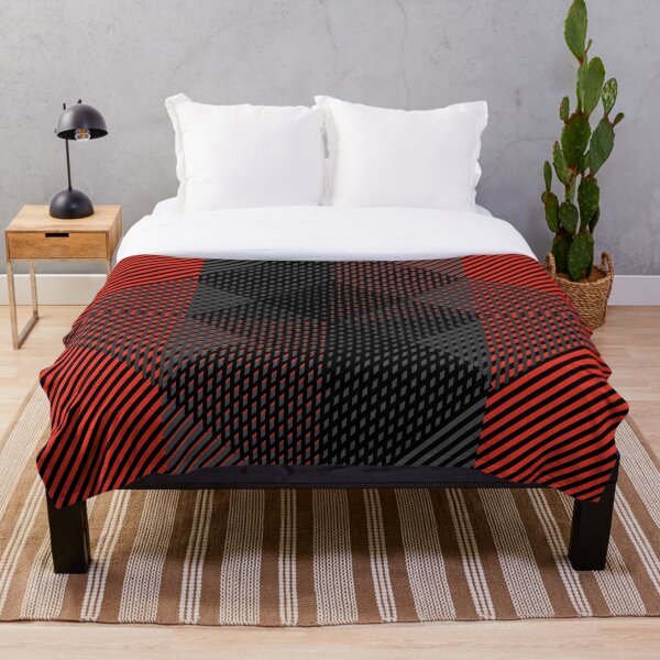Item preview, Red and Black Linear Pattern designed and sold by ckylin.