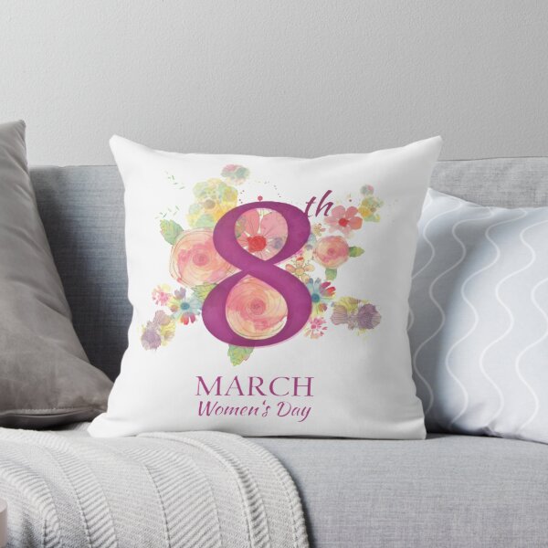 International Women's Day Throw Pillow