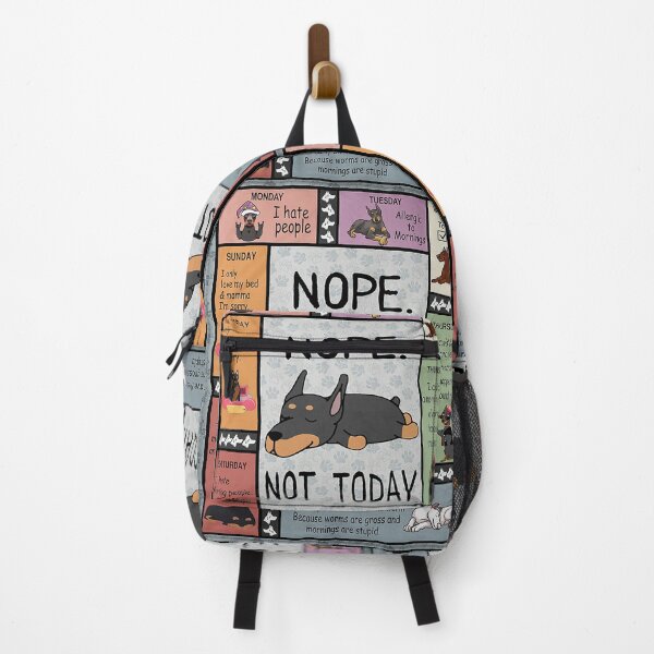 Item preview, All Weekdays Nope Not Today Dobermann designed and sold by Fufufuru.