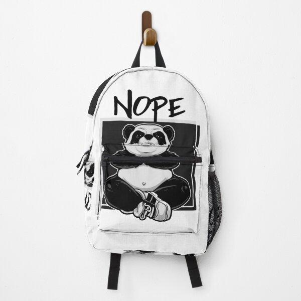 Item preview, Nope Grumpy Kid Panda Design designed and sold by boopsblunt.
