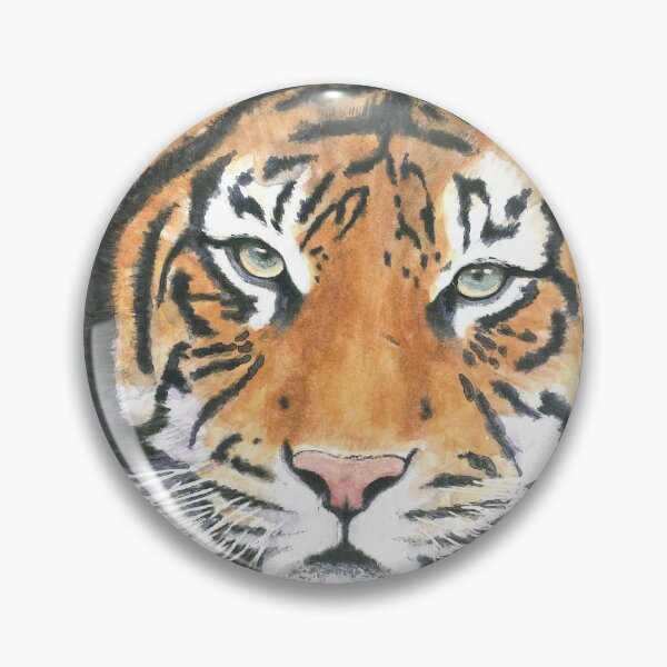 Item preview, Tiger Painting Watercolor Painting designed and sold by Karlena Lewin Studio.