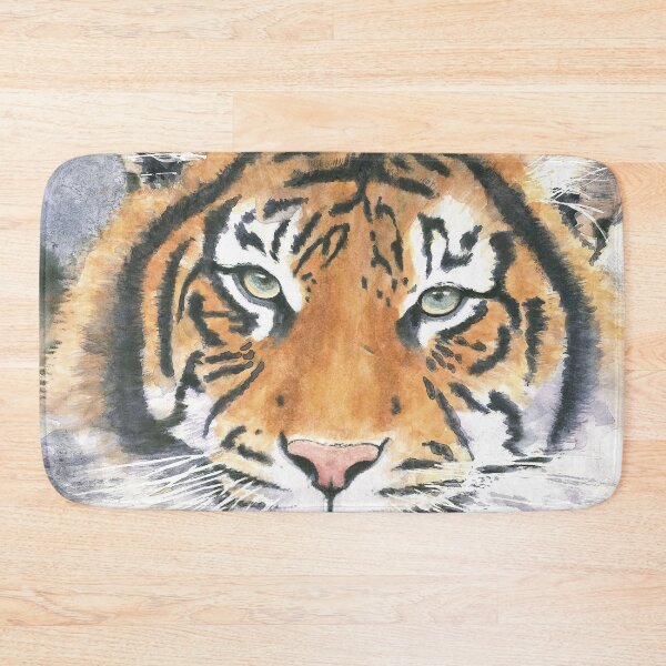 Item preview, Tiger Painting Watercolor Painting designed and sold by Karlena Lewin Studio.