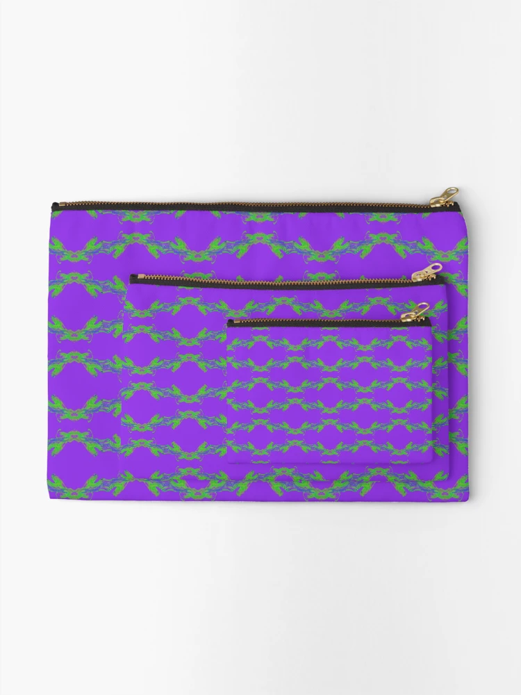 Thumbnail 2 of 4, Zipper Pouch, Smoke Design designed and sold by Rachael Atkins.