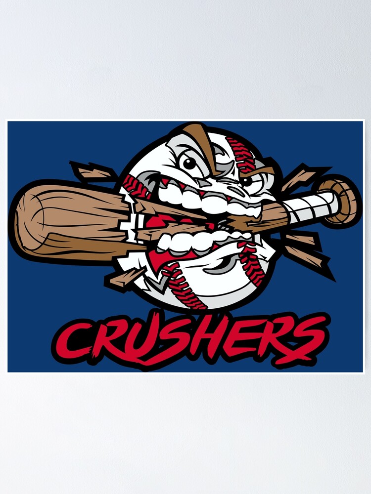 "Crushers Baseball Logo" Poster by DavidAyala Redbubble