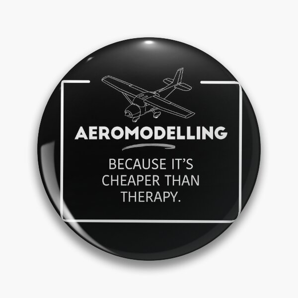 Item preview, Aeromodelling | Because It’s Cheaper Than Therapy | funny designed and sold by Flip & Flop.