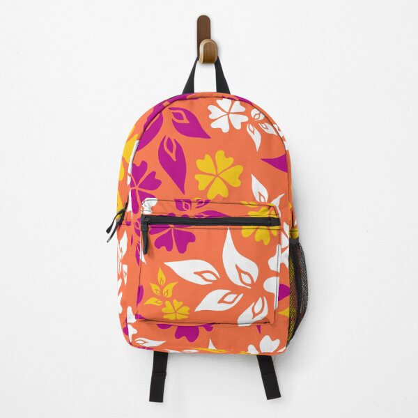 Item preview, Orange Springtime Floral pattern designed and sold by WOW TeesAndThings.
