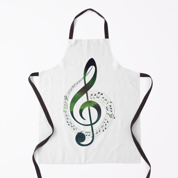 Item preview, Northern Lights Treble Clef  designed and sold by Musicianst0re.