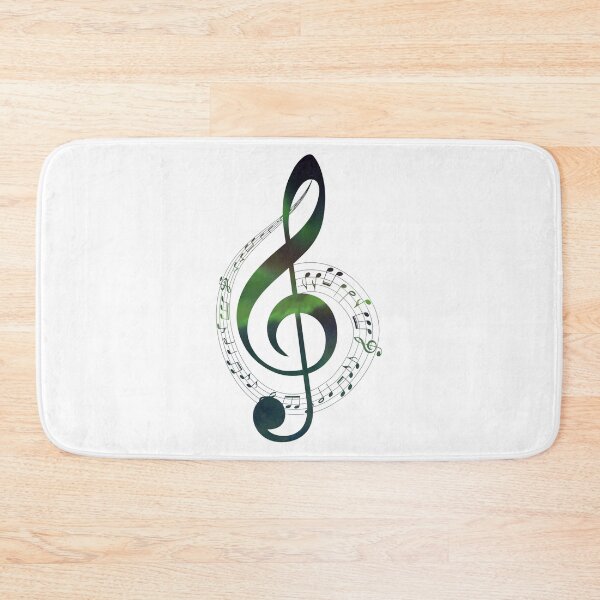 Item preview, Northern Lights Treble Clef  designed and sold by Musicianst0re.