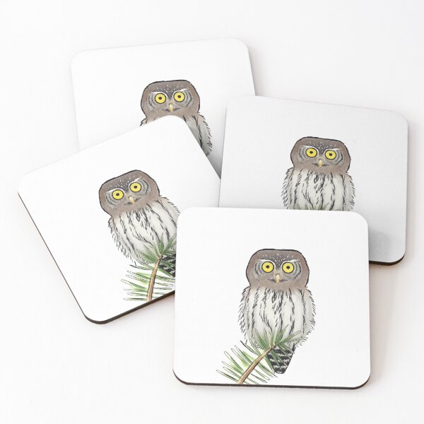Item preview, Cute Pygmy Owl designed and sold by AndrasVasasArt.