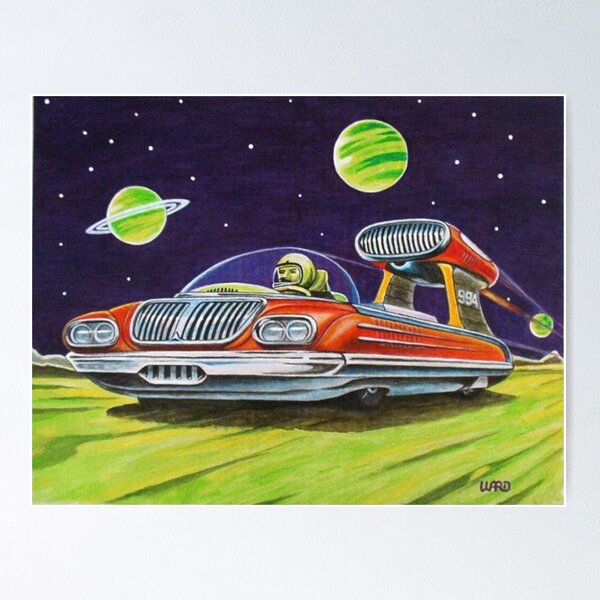 Item preview, SPACE JET VEHICLE designed and sold by ward-art-studio.