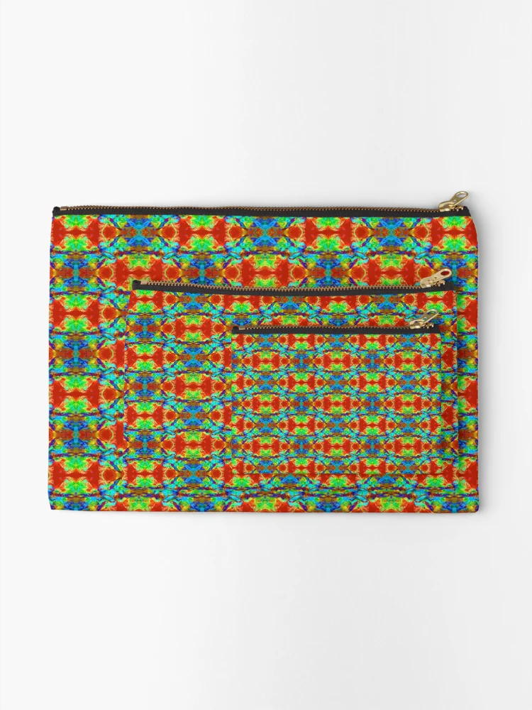 Thumbnail 2 of 4, Zipper Pouch, Smoke Design designed and sold by Rachael Atkins.