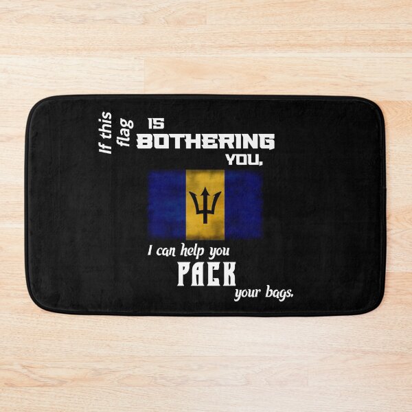 Item preview, Bandera de Barbados: haz las maletas designed and sold by 2Girls1Shirt.
