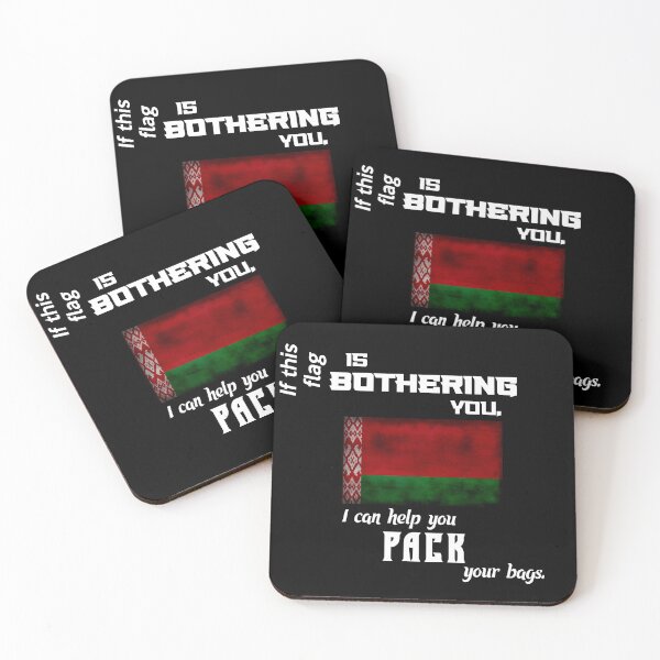 Item preview, Belarusian flag - pack your bags designed and sold by 2Girls1Shirt.