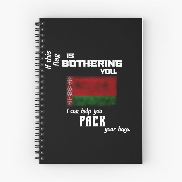 Item preview, Belarusian flag - pack your bags designed and sold by 2Girls1Shirt.