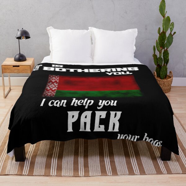 Item preview, Belarusian flag - pack your bags designed and sold by 2Girls1Shirt.