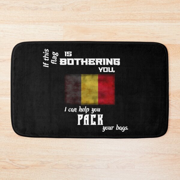 Item preview, Belgian flag - pack your bags designed and sold by 2Girls1Shirt.
