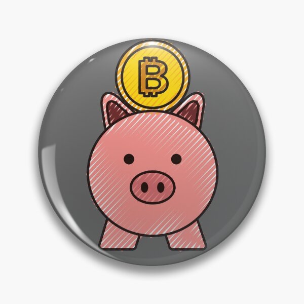Item preview, Cryptocurrency - Piggy Bank Saving Bitcoin designed and sold by AeroAstro.