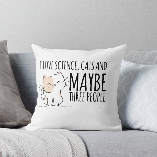 Item preview, I love science, cats and maybe three people graphic designed and sold by ScienceCentre.