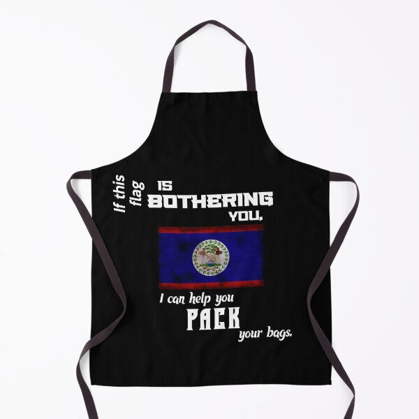 Item preview, Belizean flag - pack your bags designed and sold by 2Girls1Shirt.
