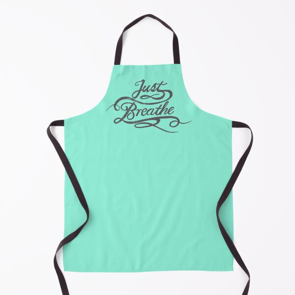 Item preview, Hand drawn Calligraphy Text Just Breathe designed and sold by CJAura by Claire Jane Johnson.