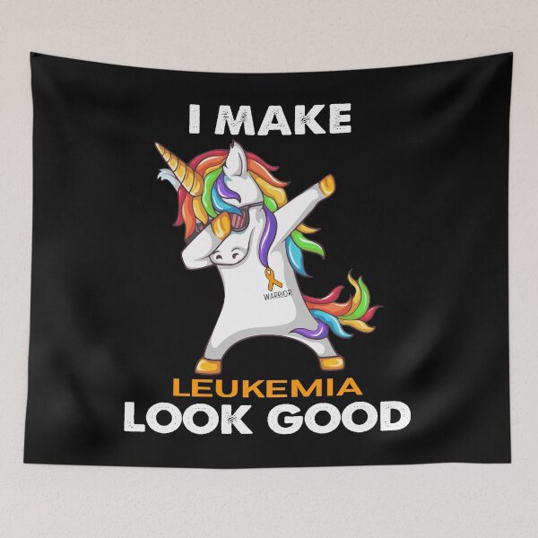 Item preview, I Make LEUKEMIA Look Good Cute Unicorn Dabbing designed and sold by heppenp.