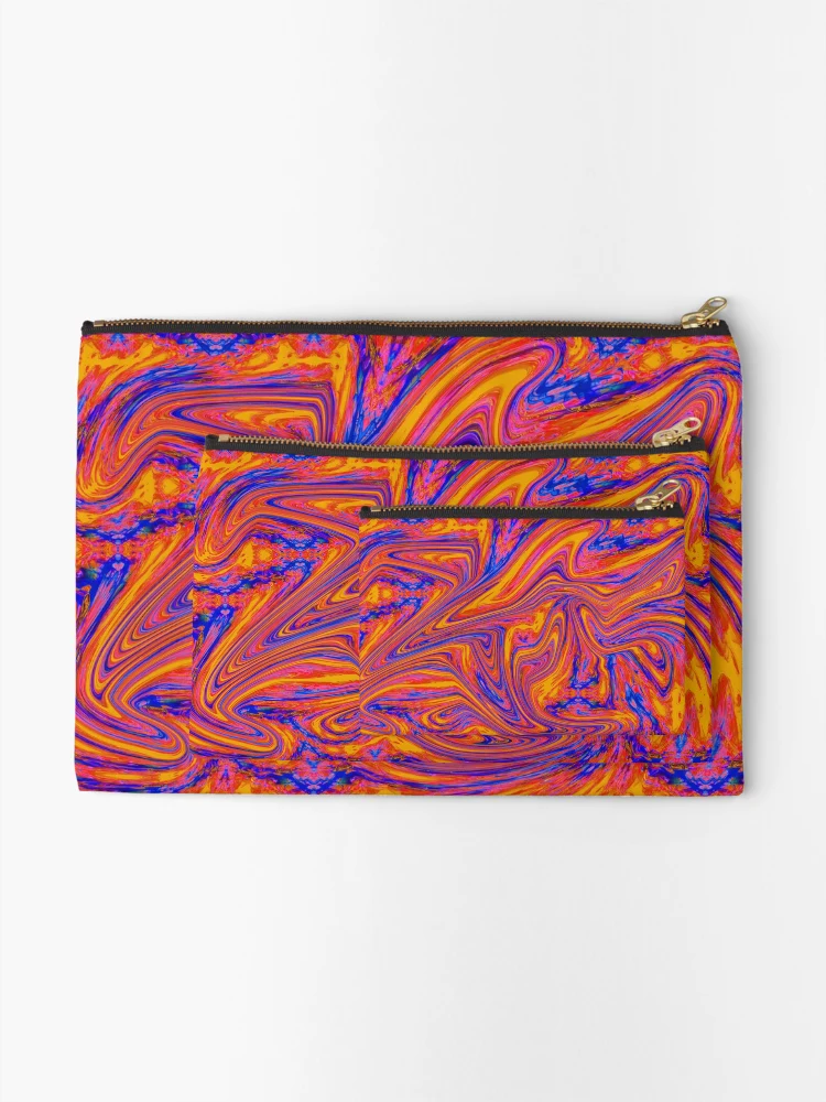 Thumbnail 2 of 4, Zipper Pouch, Smoke Design designed and sold by Rachael Atkins.